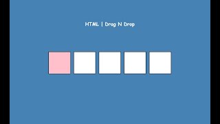 Drag & Drop Fun Create Interactive Boxes with HTML, CSS & JavaScript