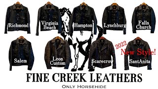 【革ジャン・FINE CREEK LEATHERS／2022新作SantaAnita 】最速撮って出し！既存のラインナップとともに経年変化させた着込みサンプル動画と着用画像でお届け！