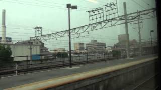 Ｌ特急しらさぎ号 FULL HD JR西日本・JR東海  北陸本線・東海道本線 683系2000番台電車 車窗風景  米原 -- 名古屋