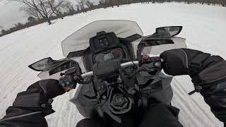 Snowmobile ride from Mancelona to Fredric Michigan 01-11-25