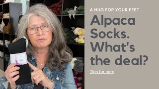 Alpaca Socks - Keep your feet warm, dry and odour free.