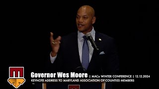 Governor Wes Moore's Keynote Address at MACo Winter 2024