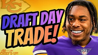 Chiefs/Vikings Draft Day TRADE to pair Mahomes with Justin Jefferson!👀🚨 + Broncos NEW Uniforms!🤮