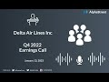 Delta Air Lines Inc Q4 2022 Earnings Call