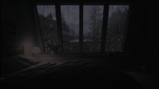 Sleep with Rain Falling on Window | Relaxing Rain Sounds for Sleeping Problems, Insomnia, Meditate