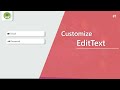 Create Coustom EditText - Android studio tutorial (2020)