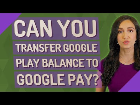 ¿Puedes transferir el saldo de Google Play a Google Pay?