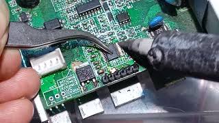 Perbaikan mesin modul PCB treadmill TWEN error E1 ganti chip sakti micro controller