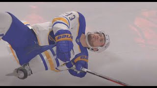 Mark Pysyk Takes A Heavy Hit