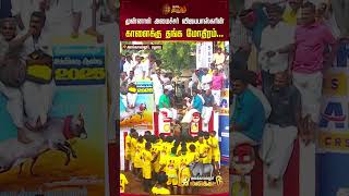 முன்னாள் அமைச்சர் விஜயபாஸ்கரின் காளைக்கு தங்க மோதிரம்.. | alanganallurjallikattu | jallikattu2025