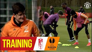 Training | Solskjaer's Reds prepare for Granada UEFA Europa League clash | Manchester United