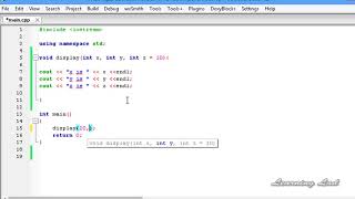 024 C++ Default Function Parameters CPP Video Tutorial