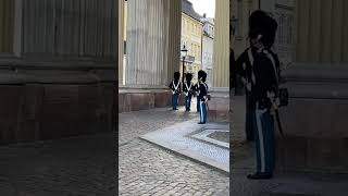 The Changing of Guards ceremony at the Amalienborg 護衛交代式　アマリエンボー宮殿/ Tue. 13. Sep. 2022