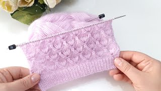 İki şiş çok güzel örgü modeli / yelek hırka battaniye örgü modelleri / knitting pattern