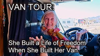 VAN TOUR: Regina Built a Whole New Life of Freedom When She Built Her 2023 Promaster Camper Van.