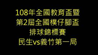 20190318：教育盃 民生vs義竹 第一局 12：25 【剪輯版】