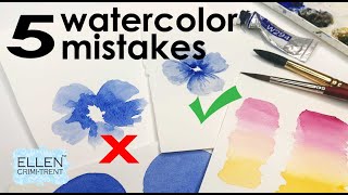 5 Watercolor Mistakes to Avoid!