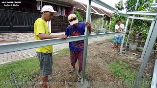 KERJA BAKTI WARGA PEMBUATAN TEMPAT TRATAK INVENTARIS RT #kerjabakti #tempat #tratak #inventaris #rt