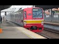 krl tm 6033 berangkat stasiun bekasi