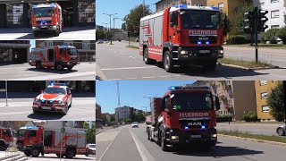 [BERUFSFEUERWEHR REGENSBURG] Einsatzfahrten Sonderfahrzeuge [WLF] + Wachbesetzung von FF und Co.