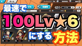 最速でレベル100(星6)にする方法を世界一分かりやすく解説【バウンティラッシュ】