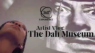 Dalí Alive 360° Experience at The Dali Museum | Artist Vlog