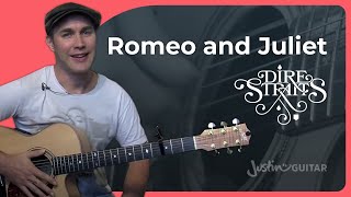 How to play Romeo and Juliet on guitar | Dire Straits - Mark Knopfler