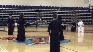 2015 US Nito Kendo Seminar: Fukumoto(Nito) vs. Atagi(Itto)