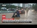 Banjir Rendam Sejumlah Kawasan di Jakarta