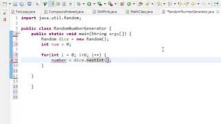 Java Programming - 26 - Random Number Generator