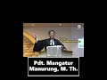 Pdt  Mangatur Manurung || TETAP BERHARAP!!!!