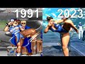 EVOLUTION of Chun Li's Hyakuretsukyaku