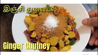 இஞ்சி துவையல் இப்படி செய்து பாருங்க!!! / inji thogayal recipe / ginger chutney / inji thuvaiyal