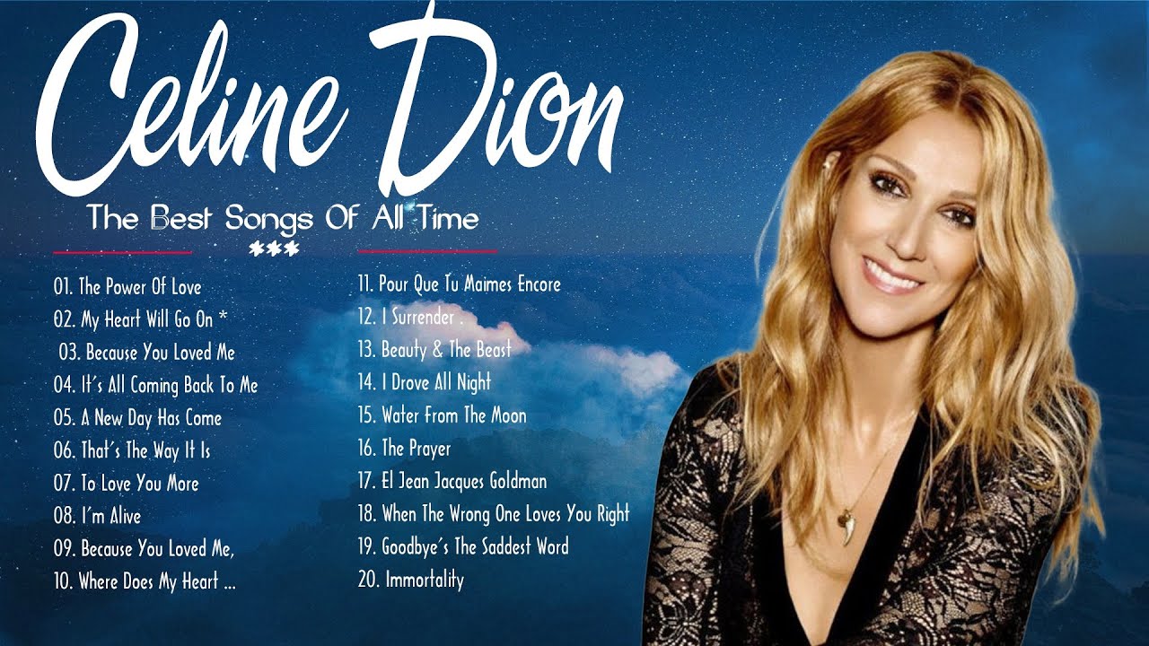 Celine Dion Greatest Hits Album - Best Celine Dion Songs - YouTube Music