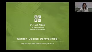 Garden Design Demystified | Lunch & Learn Webinar