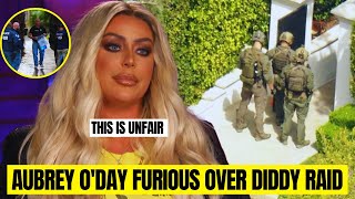 Aubrey O'Day Reacts to Homeland Security Raid at Sean 'Diddy' Combs' Homes Amid Legal Issues