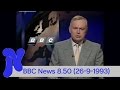 BBC News 8.50 (26-9-1993)