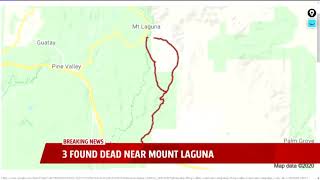 3 Found Dead Near Mount Laguna