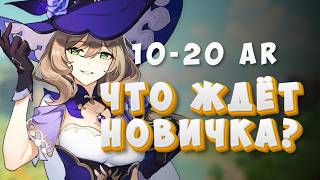 Новичок качает 20 ранг в Геншин | Что дальше?