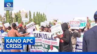 Kano APC Crisis: Pro, Anti Protesters Storm Abuja