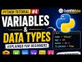Python Tutorial #4 | Variables and Data Types in Python Explained for Beginners