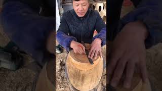 WOODWORKING SKILL - WOOD CARVING - woodworking best skill #Shorts