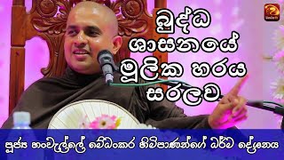 බුද්ධ ශාසනයේ මූලික හරය සරලව