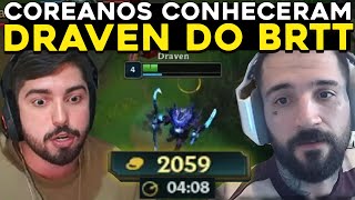 BRTT CARREGOU DE DRAVEN NO BOOTCAMP COREIA, SUPER TANK VS GRONGOS - RENECRODILO LEAGUE OF LEGENDS