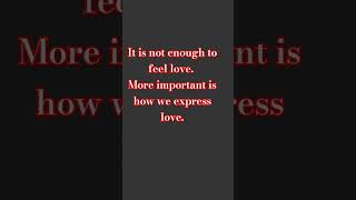 Learn to express love #love #goals #motivation #lifegoals #shortsviral #quotes #shortvideos #couple