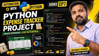 Build Expense Tracker App in Python 💰 | Automation with Python Series | Beginner Project