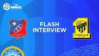 FIBA WASL S3 | Flash Interview Kuwait SC vs Ittihad Club | Mohammed Almarwani and Briante Weber