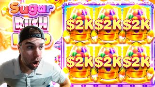 MY BIGGEST SPUN IN SUGAR RUSH 1000 BONUS IN MONTH PAID!