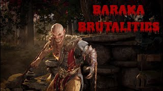 Baraka Brutalities + Tutorial | Mortal Kombat 1