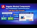Angular Nested Components and Component Communication with Real-Time Example